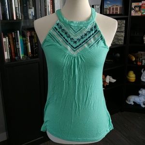 Teal Racer Back Tee